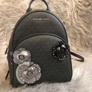 Michael Kors Abbey Medium Backpack Black MK